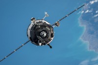 Sojus TMA-20M im Anflug auf die ISS
