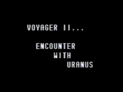 Voyager II... Encounter with Uranus
