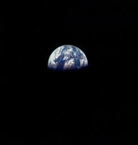 die einsame Erde - gesehen von Apollo 8