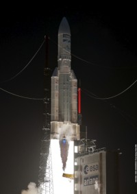 Start der Ariane VA217 Mission