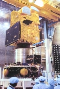 Cartosat-1 mit HAMSAT auf der Viertstufe der PSLV