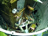 CryoSat 2 im Inneren des Kopfblocks der Dnepr-1