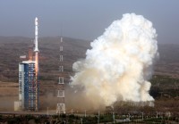 Start einer CZ-4B am 30.04.2019 mit zwei TianHui 2 Satelliten