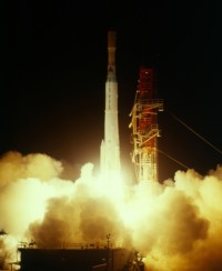 Start der Delta-M mit dem zweiten Intelsat III