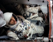 Thomas Stafford in der Gemini VI Kapsel