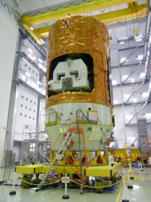 Kounotori 2 auf dem Tanegashima Space Center