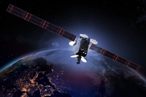 Rendering des Intelsat 37e Satelliten