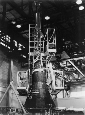 die Mercury-Kapsel für die MA-7 Mission