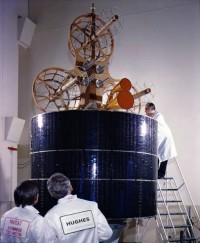 Überprüfung eines Marisat Satelliten