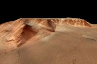 Mars Express HRSC 3D-Bild von Olympus Mons