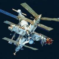 Orbitalkomplex Mir in der letzten Konfiguration 1999
