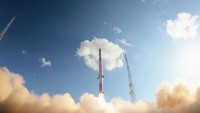 Start der ersten OS-M Rakete von OneSpace