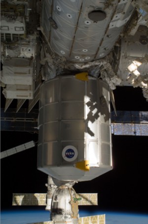 das PMM nach seiner Installation an der ISS
