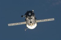 Progress M-01M nach der Abkopplung von der ISS