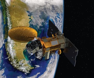 Rendering des SAC-D / Aquarius Satelliten