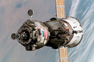 Sojus TMA-6 im Anflug auf die ISS