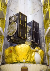die beiden Galileo-Satelliten für die VS13 Mission