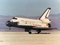 Landung der „Columbia“  in White Sands