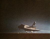 Landung der „Columbia“ nach der STS 61-C Mission