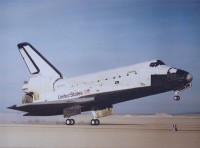 Landung der „Columbia“ nach der STS-9 Mission