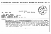 nach STS 51-C war die NASA zunächst sehr besorgt über die O-Ring Problematik der Booster, zog aber nicht die richtigen Schlüsse