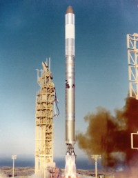 Start einer Titan-34B Agena-D am 24.04.1981