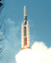 Start einer Titan-34D am 14.04.1984
