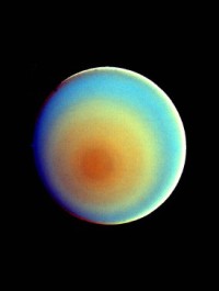 Uranus Falschfarbenaufnahme