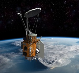 Rendering des WSF-M Satelliten
