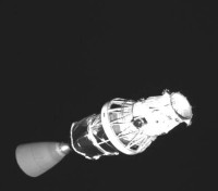 Aufnahme der zweiten Raketenstufe durch XSS 10